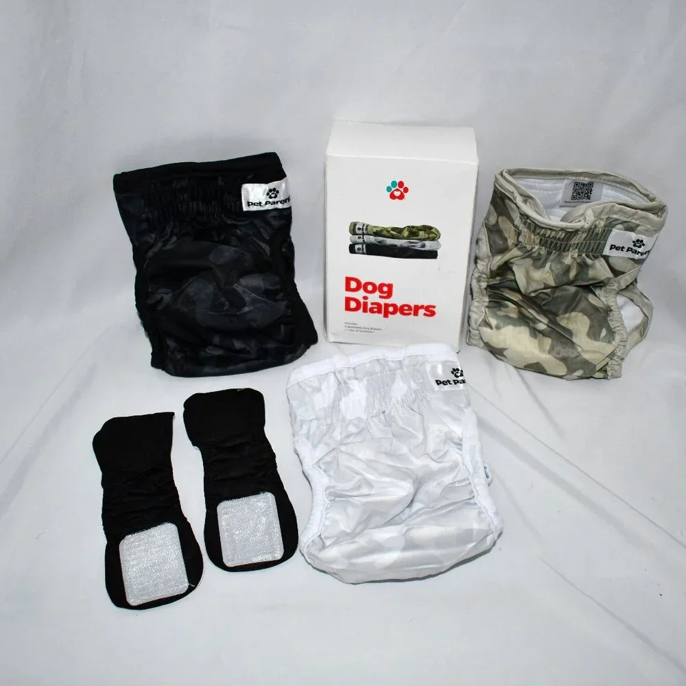 Pet Parents Premium Washable Female Dog Diapers & Extender 3 pack-Size: SMALL NI
